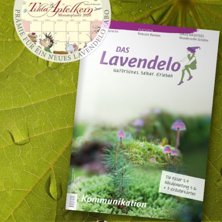 Lavendelo Abo mit Prämie Monatskalender