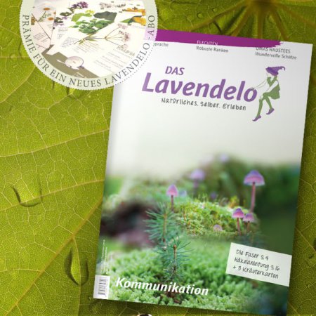 Lavendelo-Abo mit Prämie Wildkräuterkarten