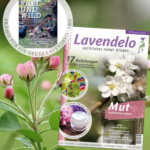 Aboprämie Lavendelo Buch "Frei und wild"