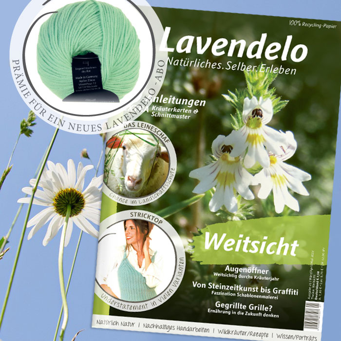 Lavendelo Abo mit Prämie Garn
