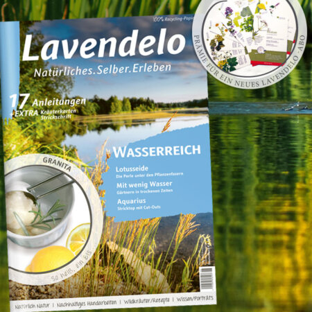 Abo Lavendelo mit Prämie 12 Kräuterkarten